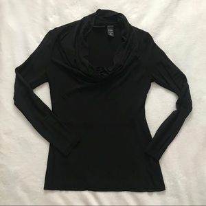 Silky Long Sleeve Cowel Neck by New York & Co.